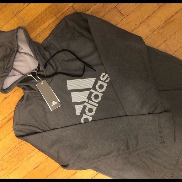 adidas Other - **Last one!!!!**NWT!!!! Sealed Authentic Adidas Grey Hoodie ($55 MSRP)